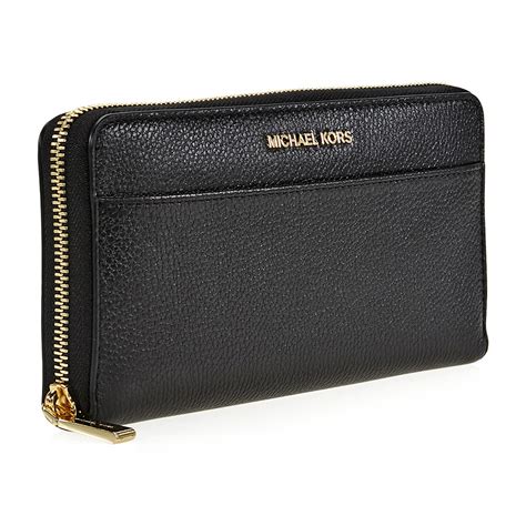 mercer leather continental wallet michael michael kors|Michael Kors zipper wallet.